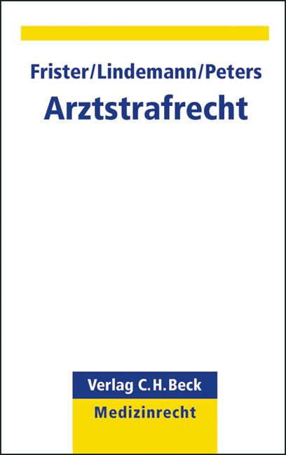 Produktbild: Arztstrafrecht