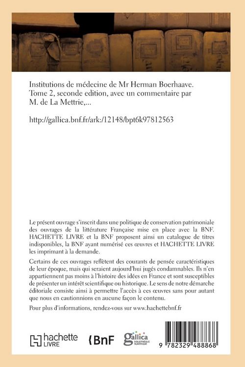 Produktbild: Institutions de medecine. Tome 2