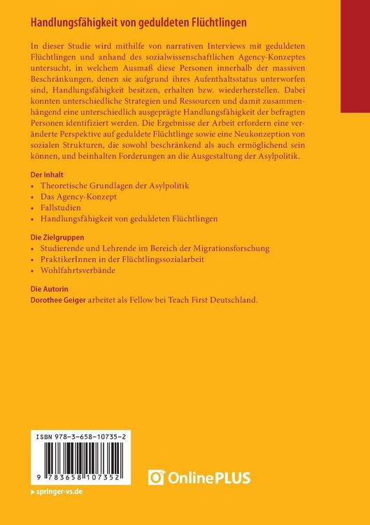 Produktbild: Handlungsf&auml;higkeit von geduldeten Fl&uuml;chtlingen
