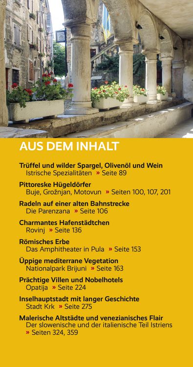 Produktbild: TRESCHER Reisef&uuml;hrer Istrien und Kvarner Bucht