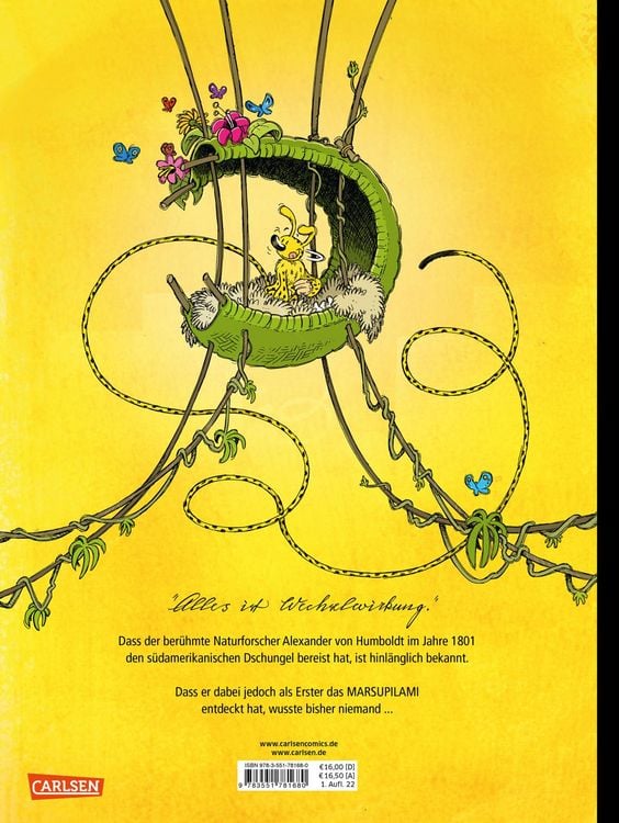 Produktbild: Das Humboldt-Tier &ndash; Ein Marsupilami-Abenteuer