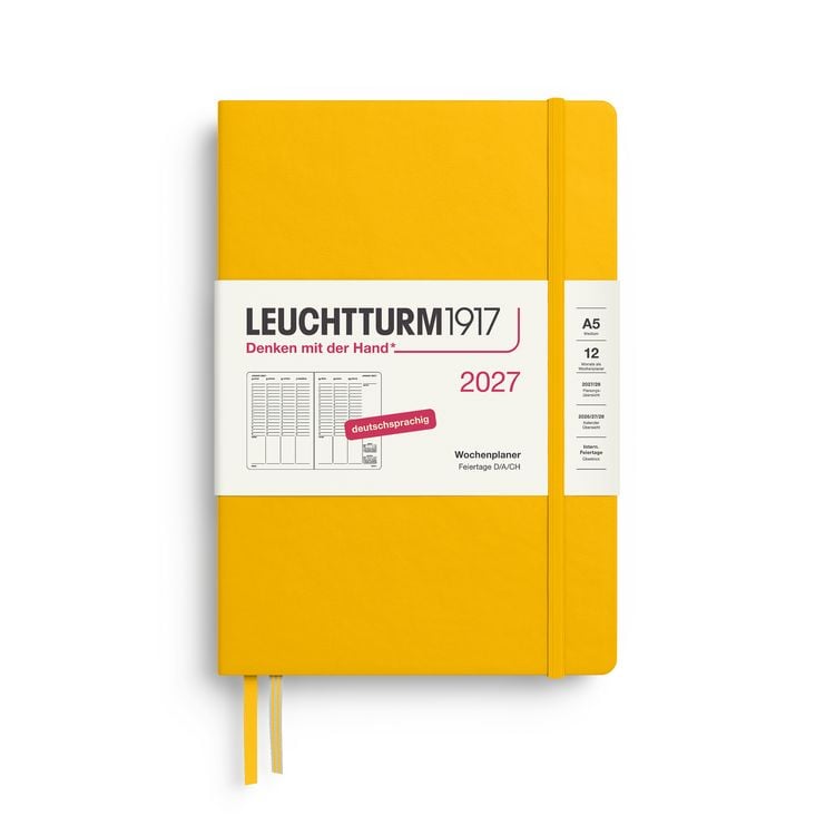 Produktbild: Wochenplaner Medium (A5) 2027, Sunflower, Deutsch