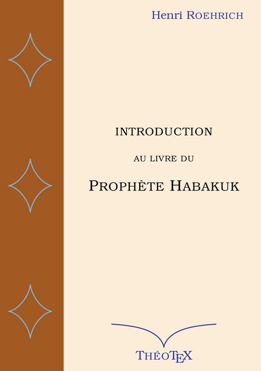Produktbild: Introduction au livre du proph&egrave;te Habakuk