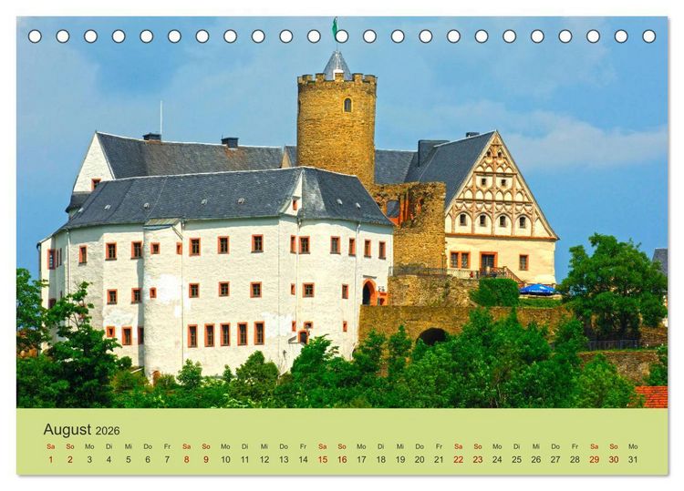 Produktbild: Das Erzgebirge Welterbe und Natur (Tischkalender 2026 DIN A5 quer), CALVENDO Monatskalender