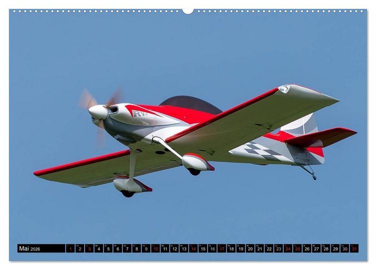 Produktbild: Modellflugkalender 2026 (Wandkalender 2026 DIN A2 quer), CALVENDO Monatskalender