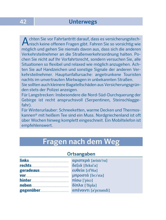 PONS Pocket-Sprachführer Griechisch