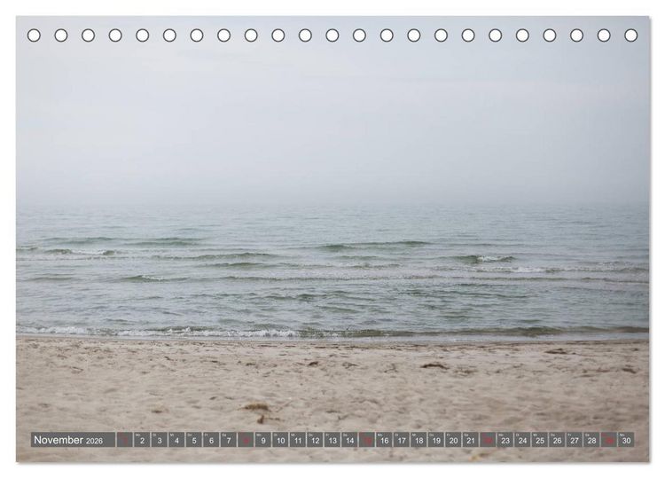 Produktbild: Blick aufs ruhige Meer (Tischkalender 2026 DIN A5 quer), CALVENDO Monatskalender