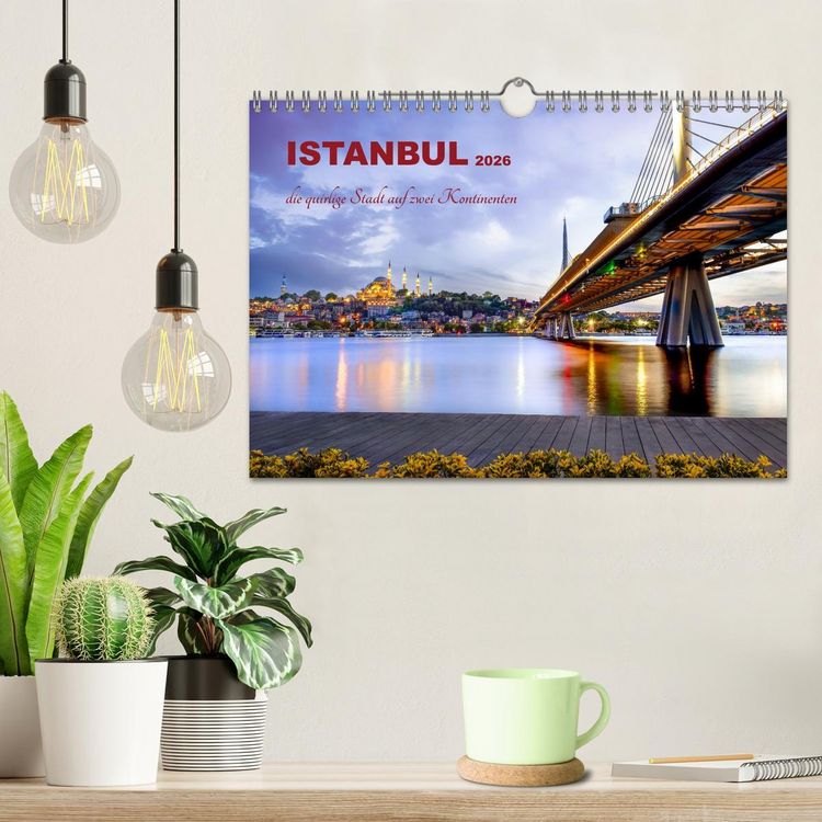 Produktbild: Istanbul - die quirlige Stadt auf zwei Kontinenten (Wandkalender 2026 DIN A4 quer), CALVENDO Monatskalender