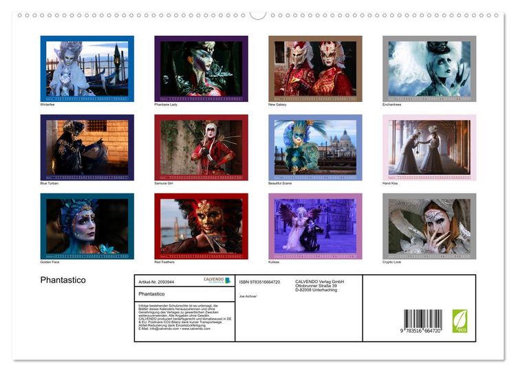 Produktbild: Phantastico (hochwertiger Premium Wandkalender 2026 DIN A2 quer), Kunstdruck in Hochglanz