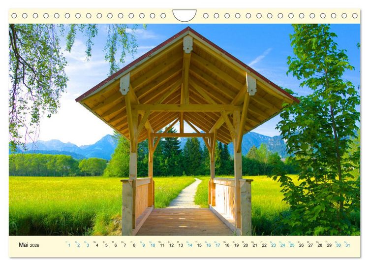 Produktbild: Beschauliches Bayern (Wandkalender 2026 DIN A4 quer), CALVENDO Monatskalender