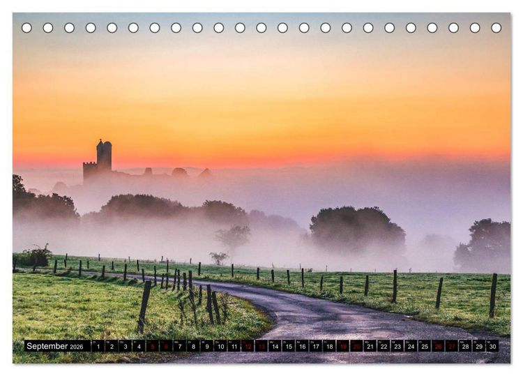 Produktbild: Westerwaldliebe (Tischkalender 2026 DIN A5 quer), CALVENDO Monatskalender