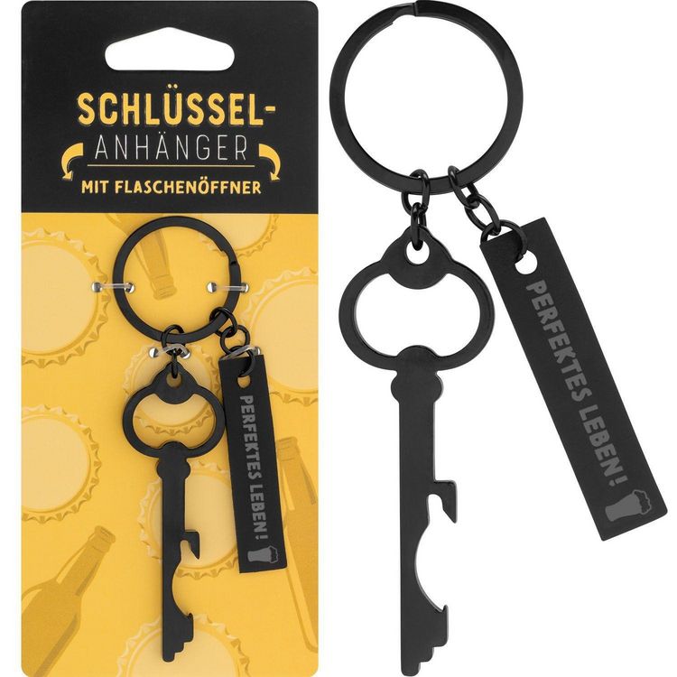 Produktbild: Schl&uuml;sselanh&auml;nger mit Flaschen&ouml;ffner "Perfekt"