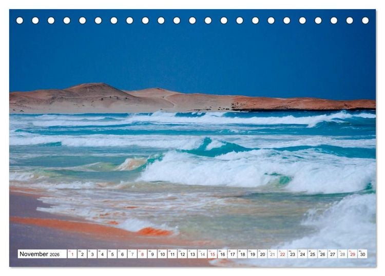 Produktbild: Boa Vista - Kapverden. Die Gem&uuml;tliche (Tischkalender 2026 DIN A5 quer), CALVENDO Monatskalender
