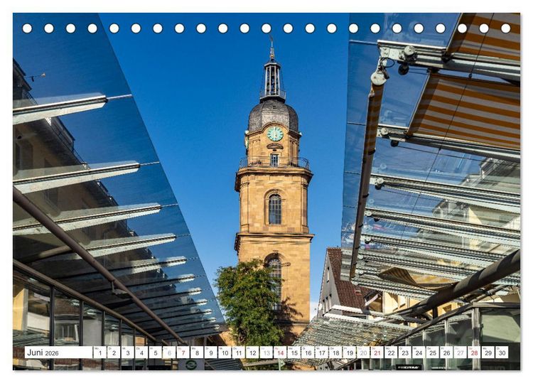 Produktbild: Baden-W&uuml;rttemberg - Heilbronn (Tischkalender 2026 DIN A5 quer), CALVENDO Monatskalender