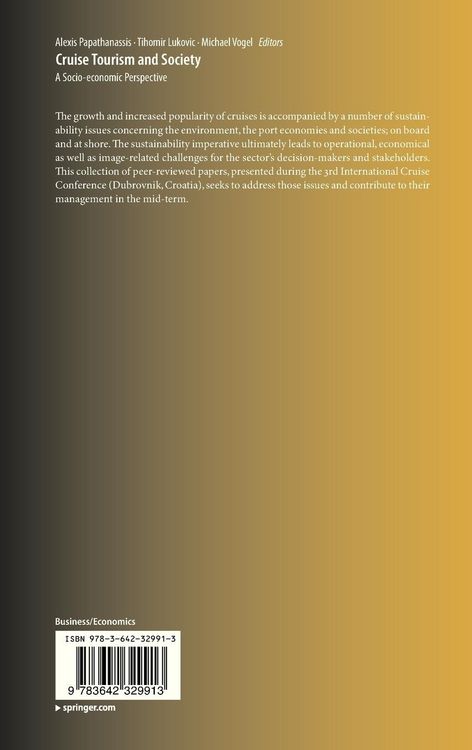 Produktbild: Cruise Tourism and Society