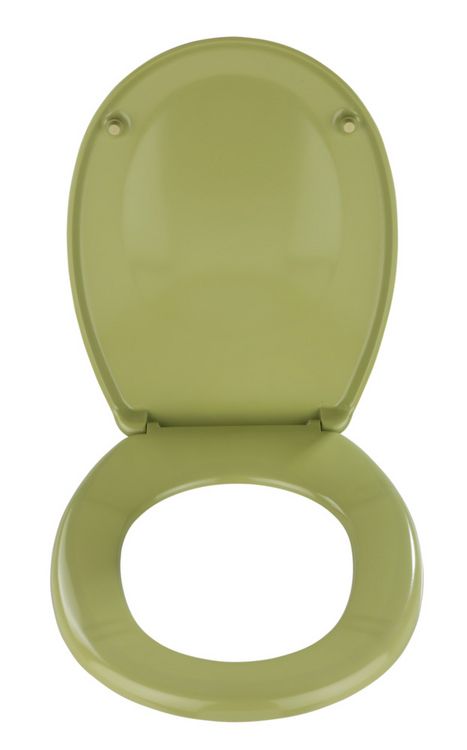Produktbild: WC-Sitz Mod. Bergamo Moosgr&uuml;n, aus antibakteriellem Duroplast