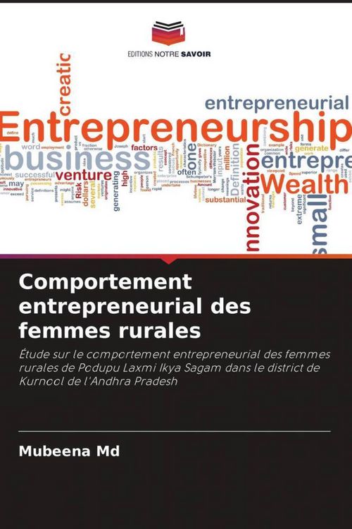 Produktbild: Comportement entrepreneurial des femmes rurales