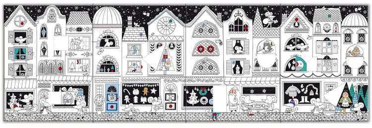 Produktbild: Mein gro&szlig;er Ausmal-Adventskalender