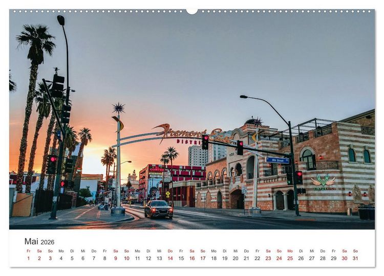 Produktbild: Nevada - Mehr als nur Las Vegas (hochwertiger Premium Wandkalender 2026 DIN A2 quer), Kunstdruck in Hochglanz