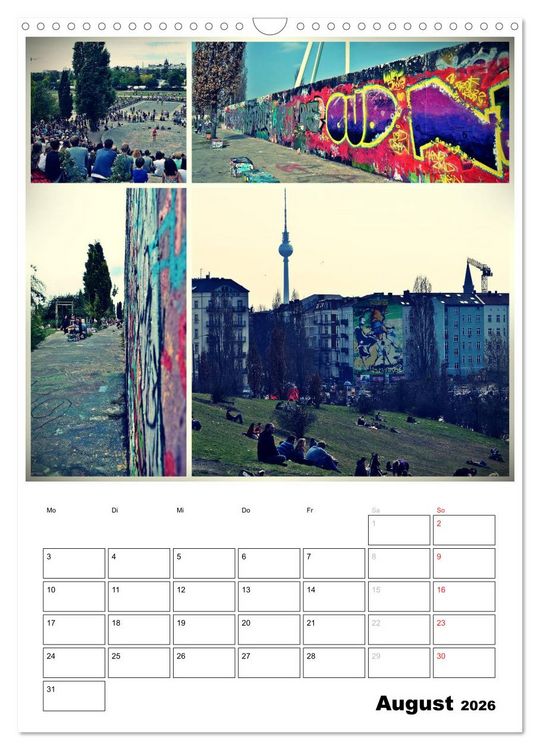 Produktbild: BERLIN / Planer (Wandkalender 2026 DIN A3 hoch), CALVENDO Monatskalender