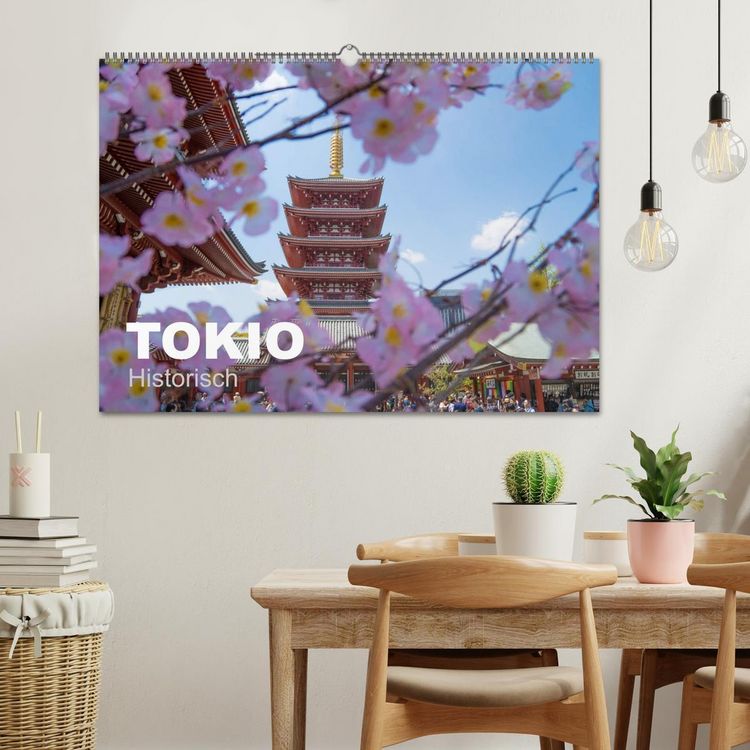 Produktbild: Tokio Kalender mit historischen Tempeln und Schreinen (Wandkalender 2026 DIN A2 quer), CALVENDO Monatskalender