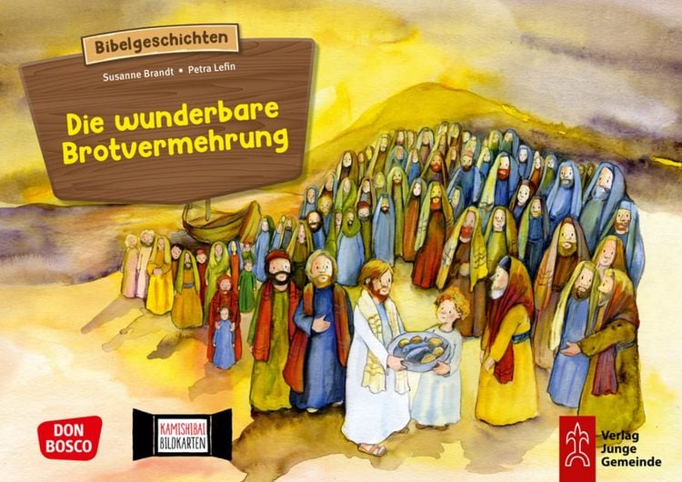 Produktbild: Die wunderbare Brotvermehrung. Kamishibai Bildkartenset.