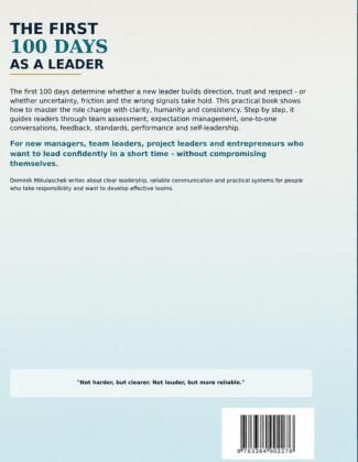 Produktbild: The First 100 Days as a Leader