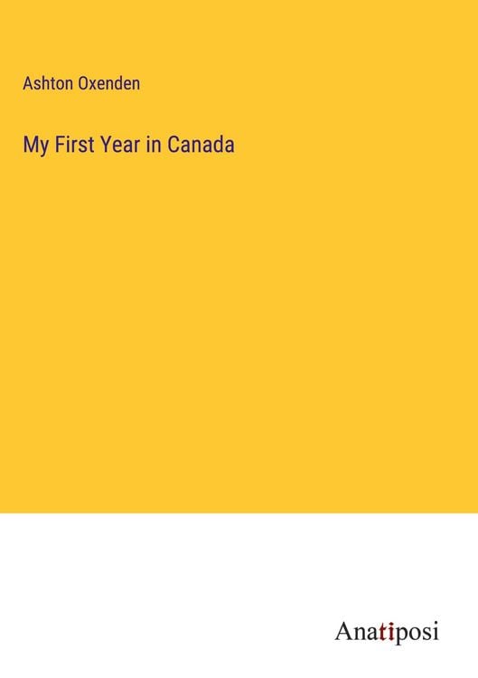 Produktbild: My First Year in Canada