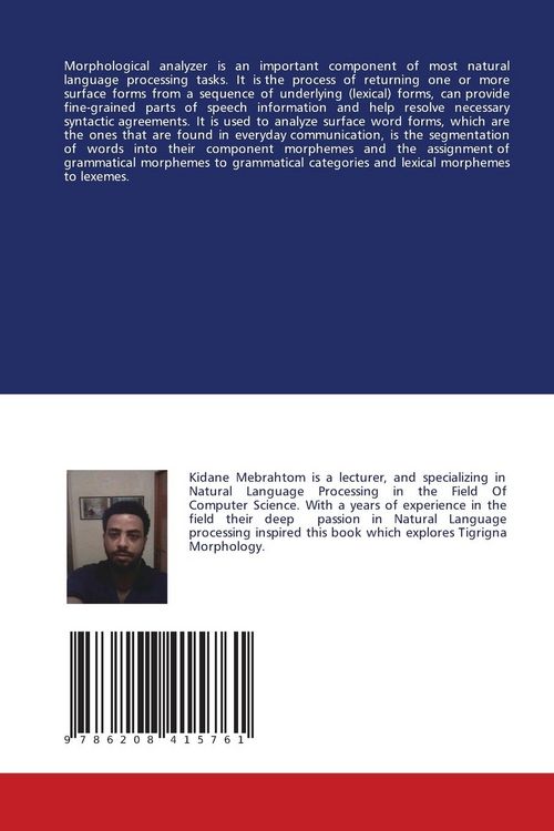 Produktbild: MORPHOLOGICAL ANALYZER FOR TIGRIGNA