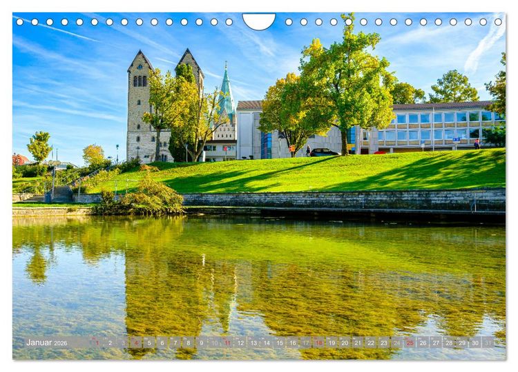 Produktbild: Ein Blick auf Paderborn (Wandkalender 2026 DIN A4 quer), CALVENDO Monatskalender