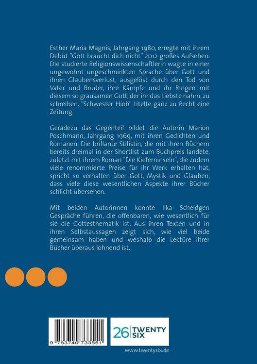 Produktbild: Im Gespr&auml;ch mit Esther Maria Magnis und Marion Poschmann