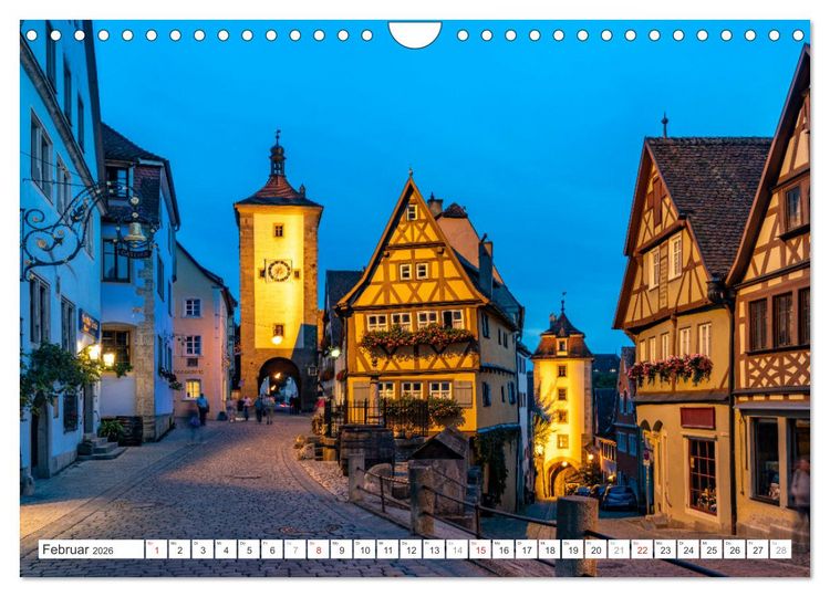 Produktbild: Deutschlands sch&ouml;nste Altst&auml;dte - Bayern (Wandkalender 2026 DIN A4 quer), CALVENDO Monatskalender