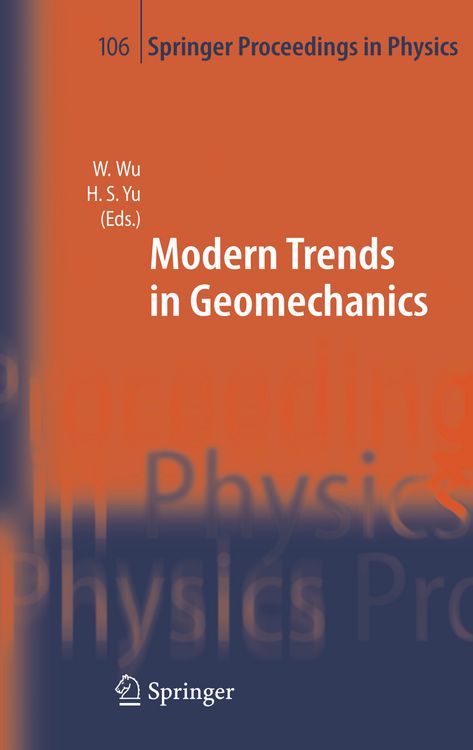 Produktbild: Modern Trends in Geomechanics