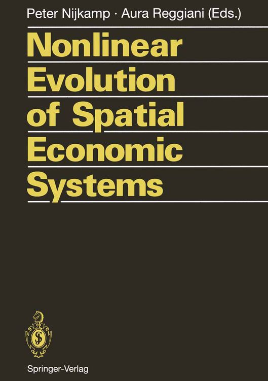 Produktbild: Nonlinear Evolution of Spatial Economic Systems