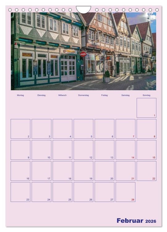 Produktbild: Wundersch&ouml;ne St&auml;dtchen (Wandkalender 2026 DIN A4 hoch), CALVENDO Monatskalender