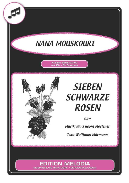 Produktbild: Sieben schwarze Rosen
