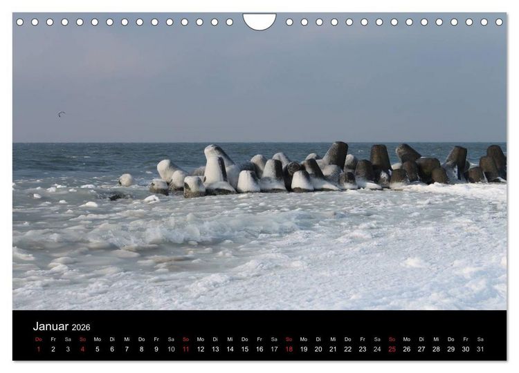 Produktbild: Sylt 2026 (Wandkalender 2026 DIN A4 quer), CALVENDO Monatskalender