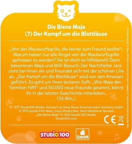 Produktbild: tigercard - Biene Maja Klassiker - Der Kampf um die Blattl&auml;use