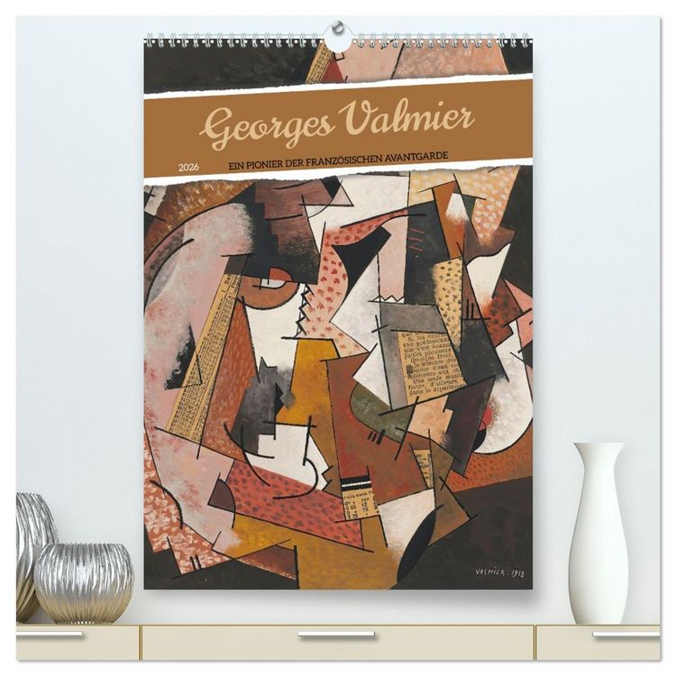 Produktbild: Georges Valmier (hochwertiger Premium Wandkalender 2026 DIN A2 hoch), Kunstdruck in Hochglanz