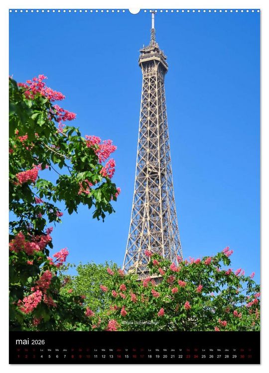 Produktbild: Paris, ce suppl&eacute;ment d'&acirc;me (Calendrier mural 2026 DIN A2 horizontal) calendrier de bureau