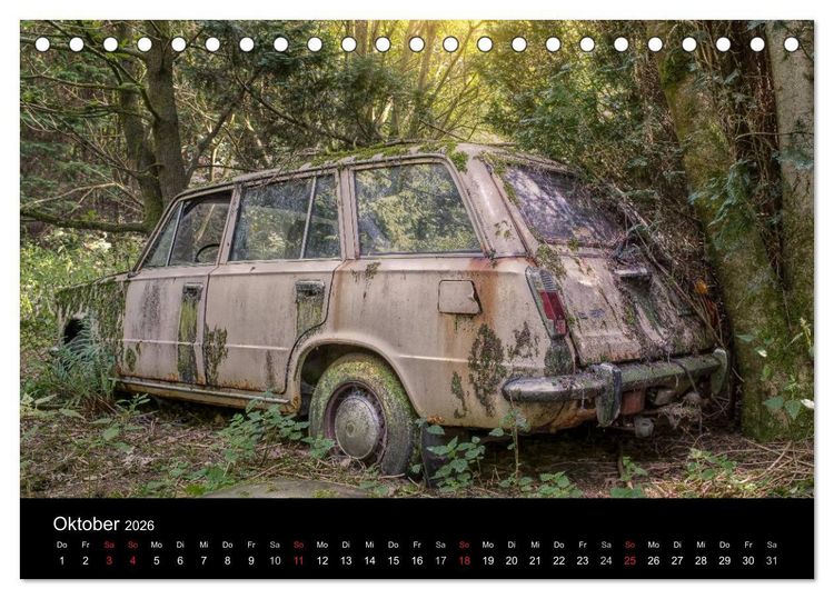 Produktbild: Rostlauben - vergessene Klassiker (Tischkalender 2026 DIN A5 quer), CALVENDO Monatskalender