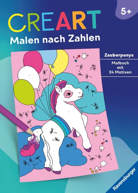 Bild vom Artikel CreArt Malen nach Zahlen ab 5: Zauberponys vom Autor Maja Wagner