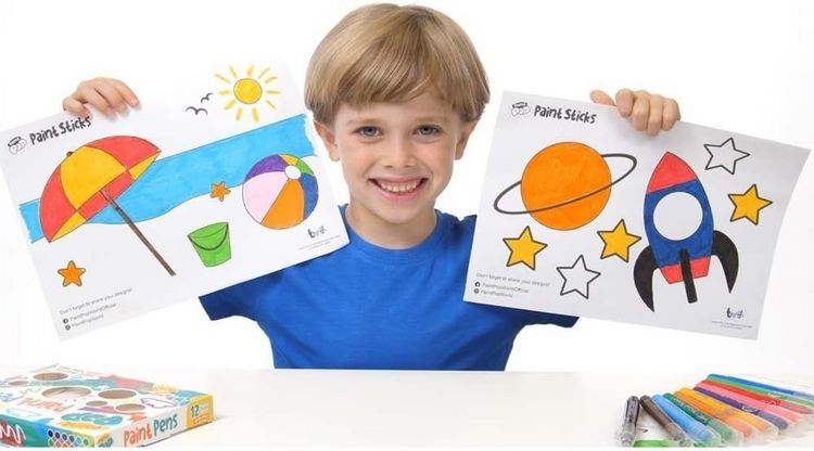Produktbild: Paint Pop: Paint Pens 12-Pack (klassische Farben)