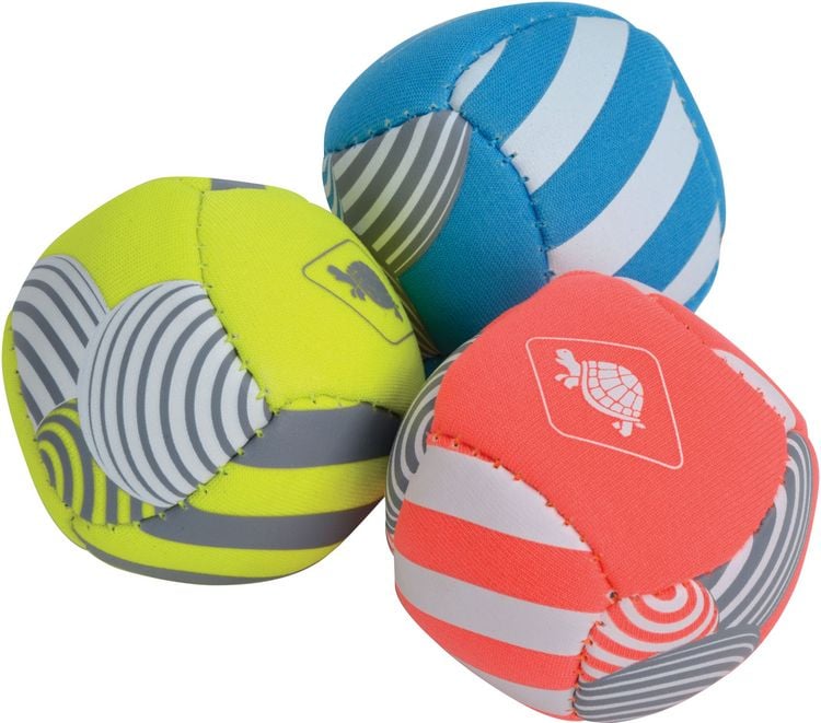 Produktbild: Schildkr&ouml;t 970145 - Neopren Mini-Fun-B&auml;lle, gef&uuml;llt mit Kunststoff-Granulat, 3er Set &agrave; 5cm