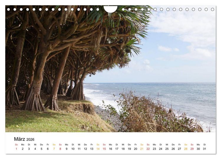 Produktbild: La R&eacute;union - Auf der Insel der Gef&uuml;hle (Wandkalender 2026 DIN A4 quer), CALVENDO Monatskalender