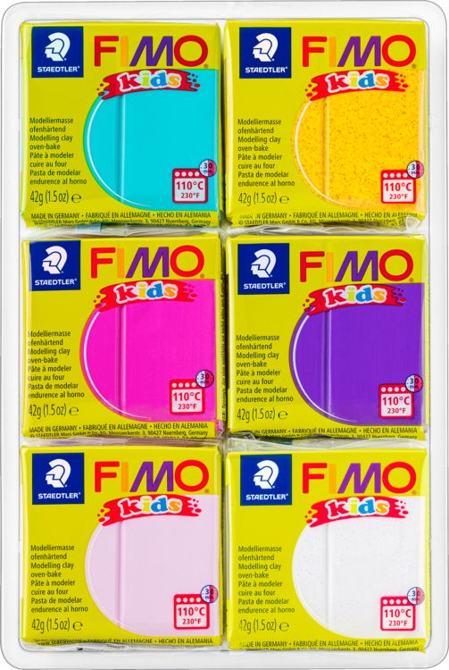 Produktbild: STAEDTLER FIMO kids Colour Pack - girlie 6x42g