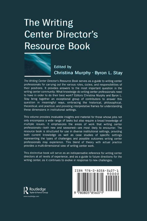 Produktbild: The Writing Center Director's Resource Book