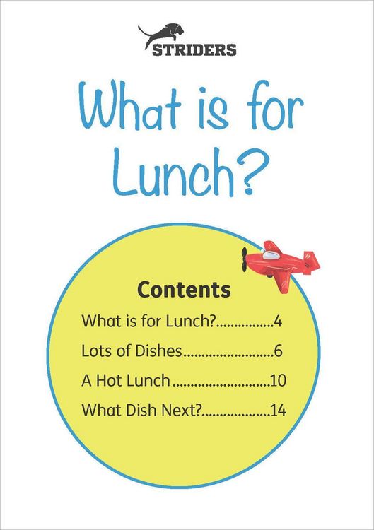 Produktbild: Striders Phonics Readers Set 07: What is for Lunch?
