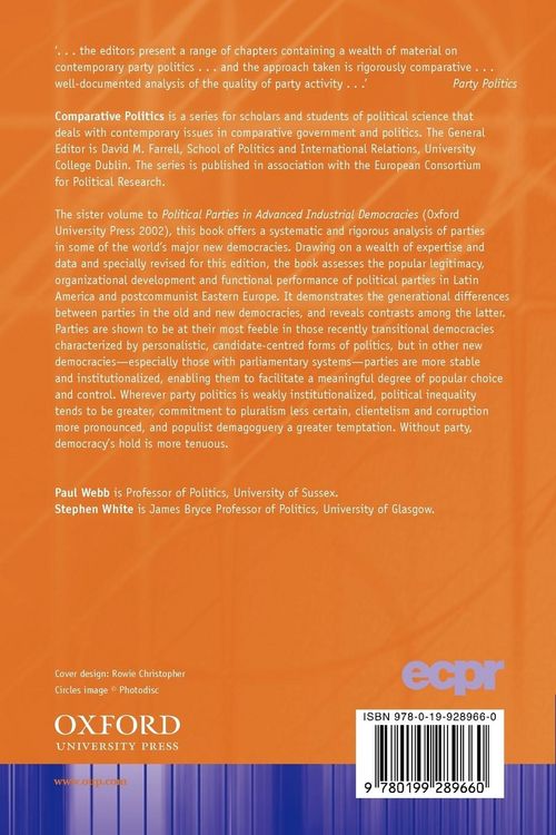 Produktbild: Party Politics in New Democracies
