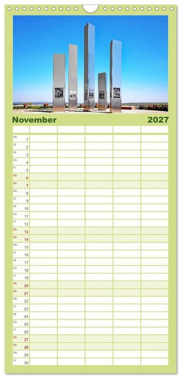 Produktbild: Familienplaner 2027 - So sch&ouml;n ist Pforzheim mit 5 Spalten (Wandkalender, 21 x 45 cm) CALVENDO